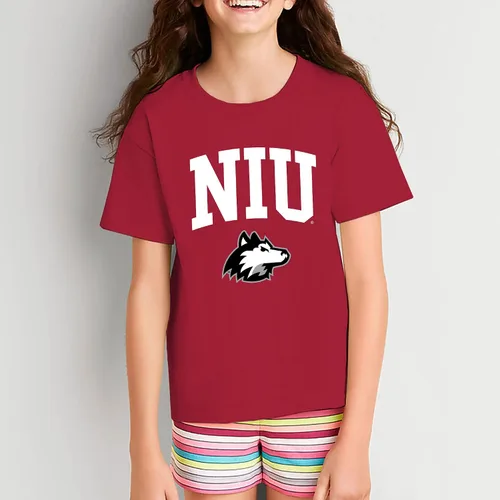 Vista 454 de NCAA Arch Logo, camiseta juvenil color del equipo, universidad - universidad