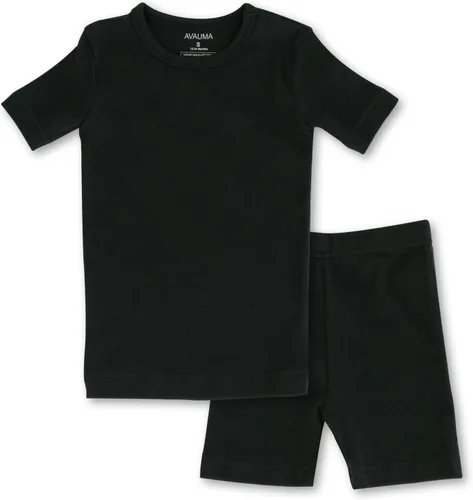Vista 92 de AVAUMA - Pijama para niños y niñas de algodón básico para uso diario