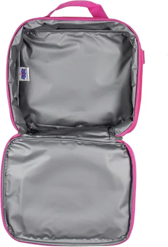 Vista 7 de Peppa Pig Mochila de viaje escolar para niñas con lonchera aislada desmontable