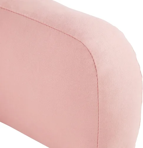 Vista 3 de Greendale Home Fashions Cotton Duck Junior - Almohada para reposo en cama, color rubor