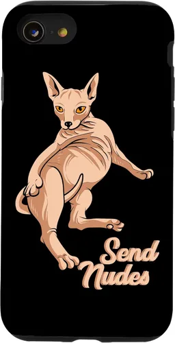Vista 17 de Send Nudes - Nude Cat - Hairless Sphynx Cat Case for iPhone 17