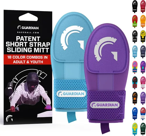 Vista 17 de Guardian Baseball Guantes deslizantes – Tallas para jóvenes y adultos – Guante deslizante para béisbol – Correa de compresión elástica, paquete de 2