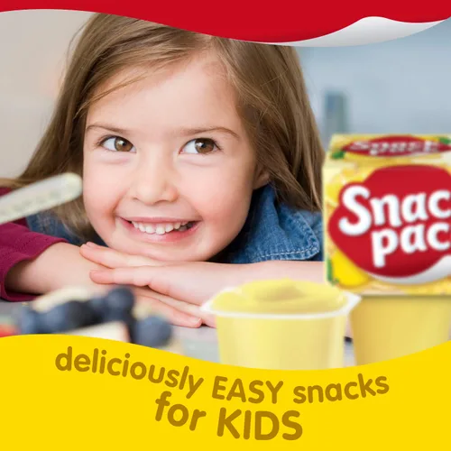 Vista 50 de Snack Pack Tazas de pudín con sabor a pastel de crema de plátano, 3.25 onzas, 4 unidades (paquete de 12)