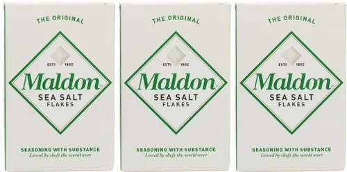 Vista 2 de Paquete de 4 – Maldon Salt – Sal marina MAL-MAL125 4.41 oz Paquete de 4