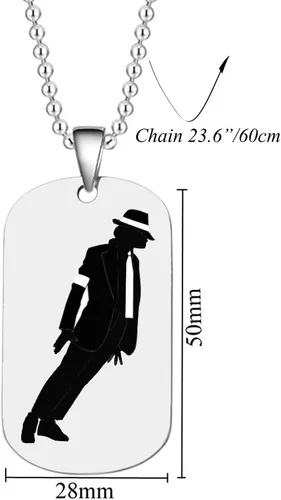 Vista 2 de Collar y pulsera para fanáticos de la colección conmemorativa para hombres y niños
