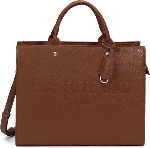 Vista 22 de Bolsa de mano para mujer, estilo satchel, con asa superior y correa para el hombro