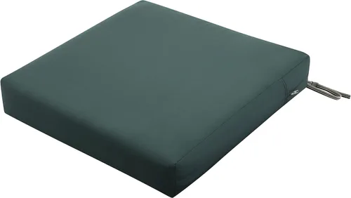 Vista 46 de Classic Accessories Ravenna - Cojín de asiento de patio resistente al agua de 21 x 19 x 5 pulgadas, verde azulado, cojín de sofá de dos plazas