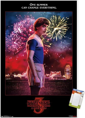 Vista 10 de Trends International Netflix Stranger Things: Season 3 - Póster de pared de Will Wall, 14.725 x 22.375 pulgadas, versión enmarcada de madera