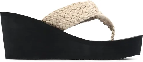 Vista 3 de DREAM PAIRS Women's Platform Flip Flop Arch Support Comfortable Woven Strap Soft Cushion Wedge Flip Flops Summer Thong Sandals