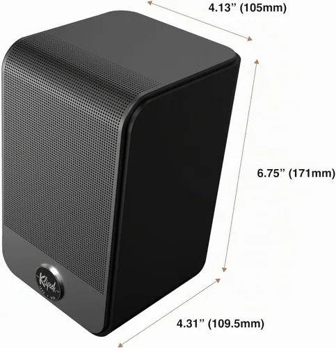 Vista 4 de Klipsch Flexus SURR 100 - Altavoces de sonido envolvente con tecnología Dolby Atmos inmersiva, color negro