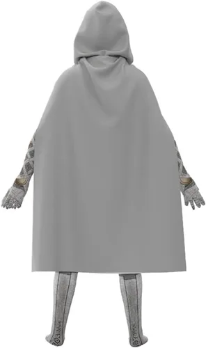 Vista 3 de Disfraz de caballero para niños, overol con capucha, disfraz de Halloween y cosplay