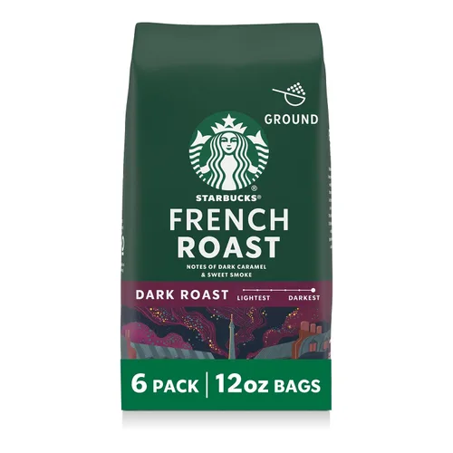 Vista 20 de Starbucks Café de tierra asado oscuro asado francés, bolsa de 28 onzas Café molido 100% arábigo; tostado francés tostado oscuro; 1 bolsa, 28 onzas