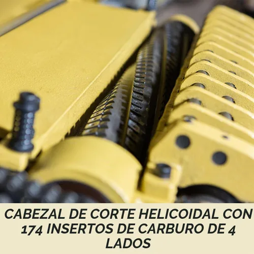 Vista 3 de Powermatic Cepilladora de 25 pulgadas, cabezal de corte helicoidal, 15 HP, 230/460V 3Ph (modelo WP2510)