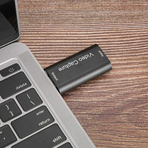 Vista 6 de Hilitand USB 2.0 FHD 1080P@60fps Tarjeta de captura de audio y vídeo Caja grabadora adaptador para transmisión en vivo, enseñanza