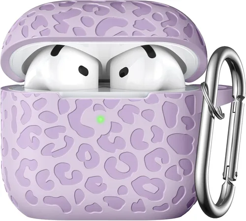 Vista 41 de Funda para Airpod Case y 2ª Generación con Diseño Leropard Grabado Compatible con Apple AirPods 2ª/1ª Generación de Carga, Bonita Protección