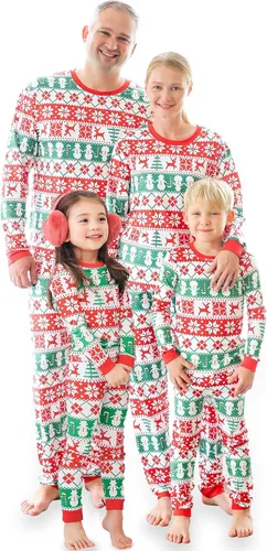 Vista 72 de VAENAIT BABY Infant Toddler Kids Adult Couple Family Matching Women Men Christmas Pjs Xmas Holiday Buffalo Plaid Pajama Set