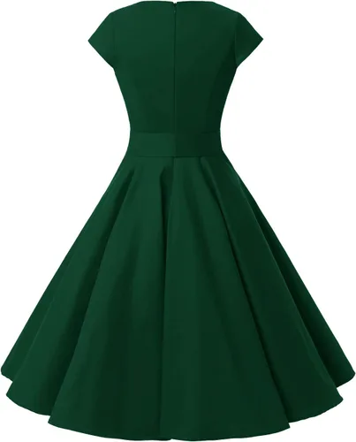 Vista 56 de Dressystar - Vestidos clásicos de fiesta con mangas casquillo, estilo Rockabilly y retro de la década de 1950