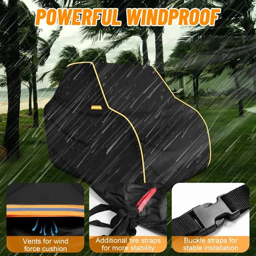 Vista 3 de StarknightMT Cubierta UTV de 2-3 Asientos con Salidas de Aire, Cubiertas UTV Universales Compatibles con Can Am X3 Defender Commander, Polaris RZR