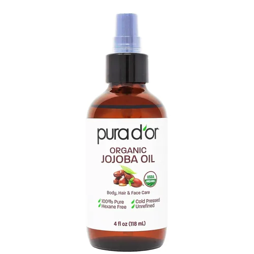 Vista 9 de PURA D'OR Suero avanzado para el cabello y el cuero cabelludo, para adelgazamiento del cabello con triple péptido de cobre, cafeína, mezcla