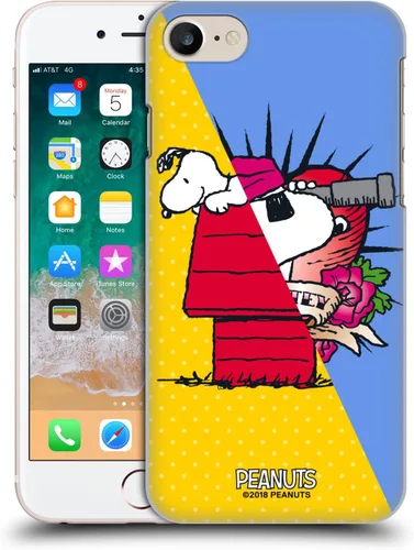 Vista 93 de Carcasa rígida para iPhone 7 y iPhone 8, diseño de cacahuetes Halfs y risas
