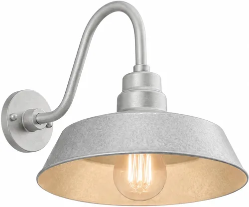 Vista 36 de 14 pulgadas. RLM Warehouse - Pantalla con brazo de cuello de cisne y bombilla Led A19 5000K de 9W