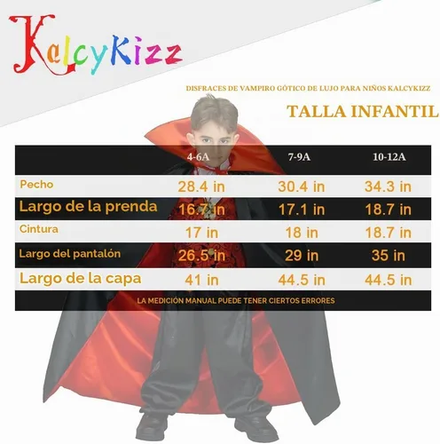 Vista 4 de Chlidren Deluxe Gothic Vampire Costumes
