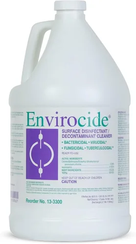 Vista 8 de Metrex Envirocide - Botella desinfectante para superficies de 24 onzas, limpiador de instrumentos médicos, espray limpiador de superficies listo