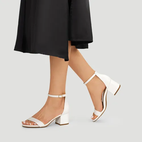 Vista 6 de DREAM PAIRS Sandalias pump de tacón bajo y grueso para mujer