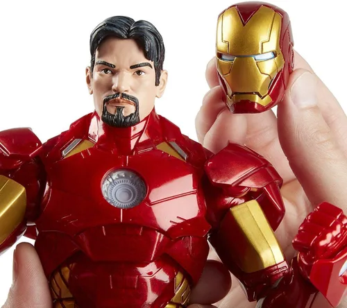 Vista 3 de Marvel Legends Series Iron Man 12 pulgadas.