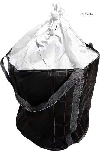 Vista 3 de Bolsa de envase intermedia a granel flexible de polipropileno pesado de 43 "para 1,3 yardas cúbicas de embalaje de plástico a granel bolsa 2600LBS