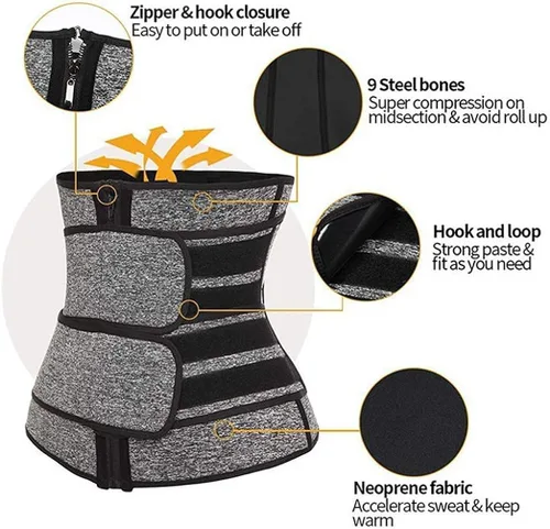 Vista 3 de Onlylover Entrenador de cintura para mujer, corsé de pérdida de peso, ajuste de cintura