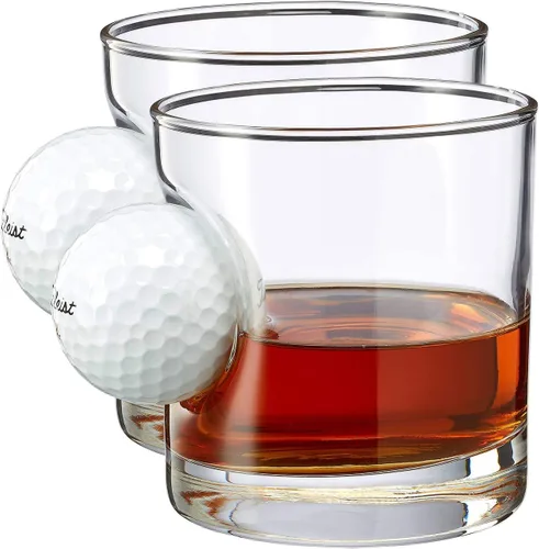 Vista 6 de BenShot Bola de golf Rocks Glass - 11oz Fabricado en los Estados Unidos