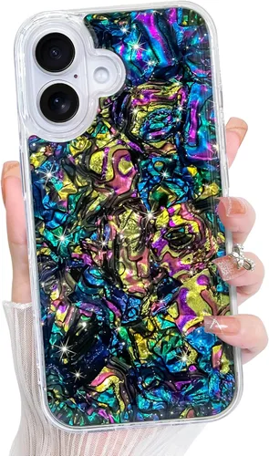 Vista 70 de Bonoma - Funda para iPhone 17 Pro Max 2025 con cristales brillantes, purpurina brillante