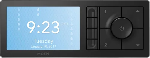 Vista 15 de Moen TS3302BL - Controlador de sistema de agua digital inteligente de 2 salidas para válvula de ducha termostática, en color negro mate
