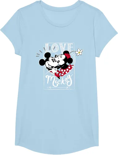 Vista 15 de Disney Mickey & Minnie Mouse Love Mickey - Camiseta para el día de San Valentín