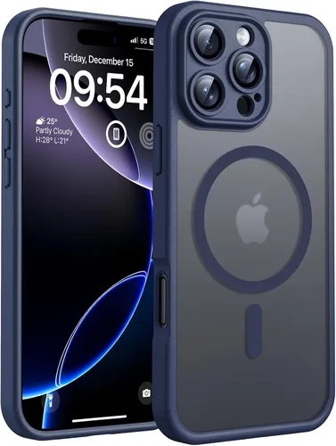 Vista 24 de TOCOL Funda magnética para iPhone 11, protección completa mejorada de la cámara, compatible con Magsafe, protección de grado militar, parachoques