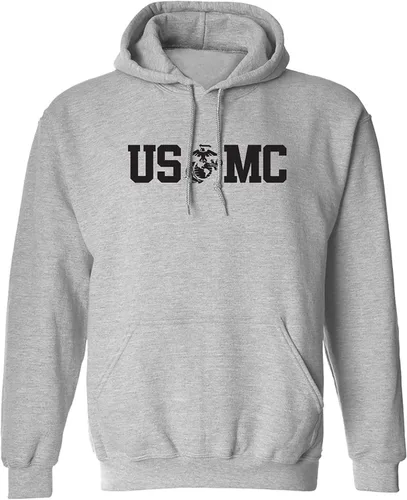 Vista 9 de zerogravitee USMC Eagle Globe Anchor - Sudadera con capucha para adulto Verde(Military Green)