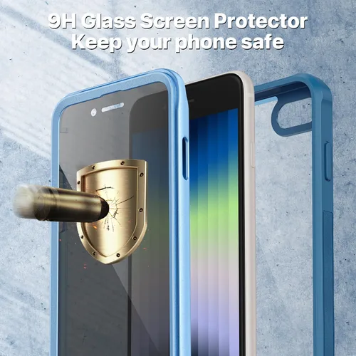 Vista 391 de CENHUFO Funda de privacidad para iPhone 11 Pro, funda de cuerpo completo con protector de pantalla de privacidad de vidrio templado 9H integrado