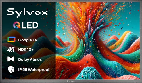Vista 12 de SYLVOX Outdoor TV, 65" Smart Waterproof Outdoor TVs, 1000 Nits Ultra Bright