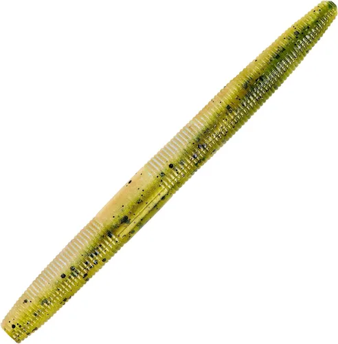 Vista 106 de Yum - Gusano de plástico blando Yum Dinger de 5 pulgadas, escamas azules y negras, 30 unidades Bicho Bama