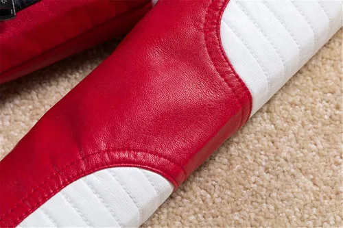 Vista 6 de BUDERMMY Chamarras de cuero para niños pequeños