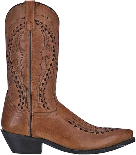 Vista 4 de Laredo Laramie - Botas de vestir con punta corta para hombre, color negro, Negro