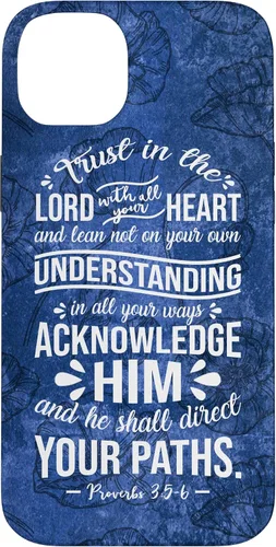 Vista 15 de Trust in Lord with All Your Heart Proverbio 3:5-6 - Carcasa cristiana para iPhone 17