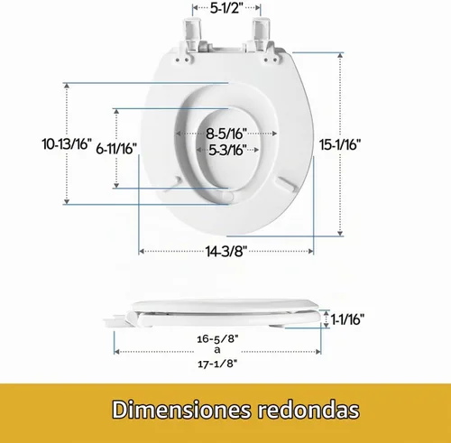 Vista 9 de Mayfair NextStep2 - Asiento de inodoro