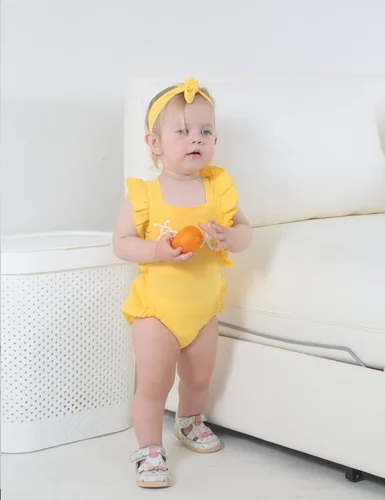 Vista 34 de Shalofer Traje de primer cumpleaños para bebé niña con diadema