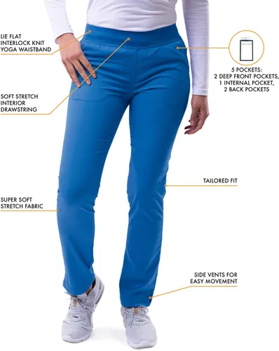 Vista 3 de Adar Pro Scrubs - Pantalones ajustados de yoga para mujer