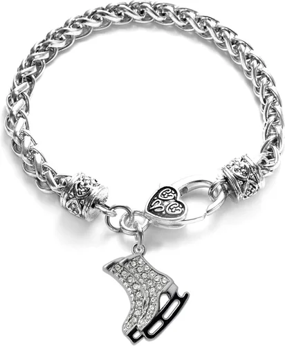 Vista 19 de Inspired Silver - Pulsera de plata con dije personalizado y circonitas cúbicas.