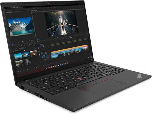 Vista 2 de Lenovo ThinkPad T14 Gen 4 Intel Core i7-1355U, 14" WUXGA (1920 x 1200) IPS 300nits pantalla táctil, 32 GB de RAM, SSD de 1 TB, lector de huellas