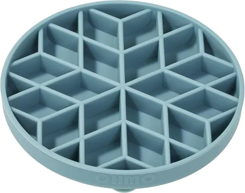 Vista 10 de OHMO Slow Feeder Dog Bowl, 5.9" Lick Mat for Dogs, Diamond, Camo Green verde (camo green)