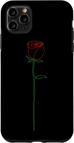 Vista 11 de Funda para iPhone 14 Simple con diseño de líneas rojas y verdes